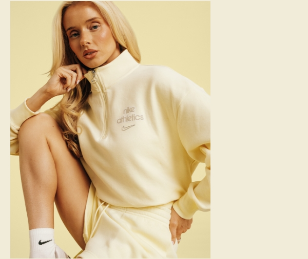 Nike Polaire Swoosh Graphic Zippé 1/4